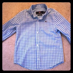 Boys Vineyard Vines Whale Shirt Button Down 4T